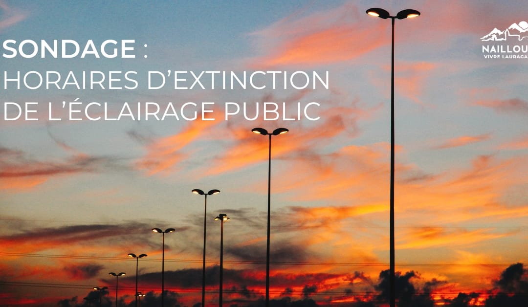 Sondage : Horaires d’extinction de l’éclairage public