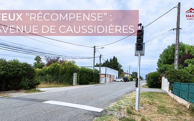 Vandalisation des feux récompenses : Avenue de Caussidières
