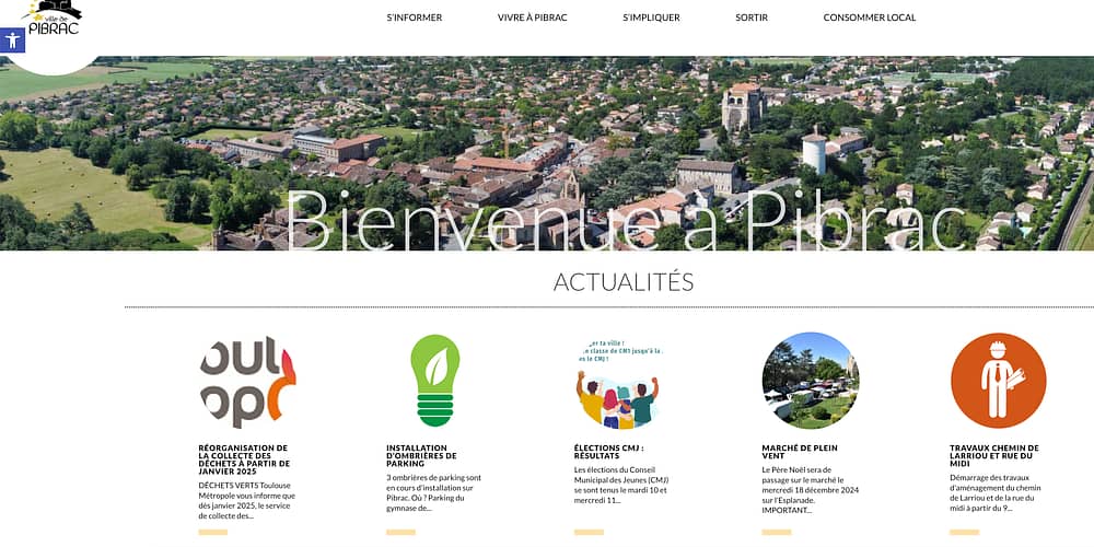 Site Mairie de Pibrac