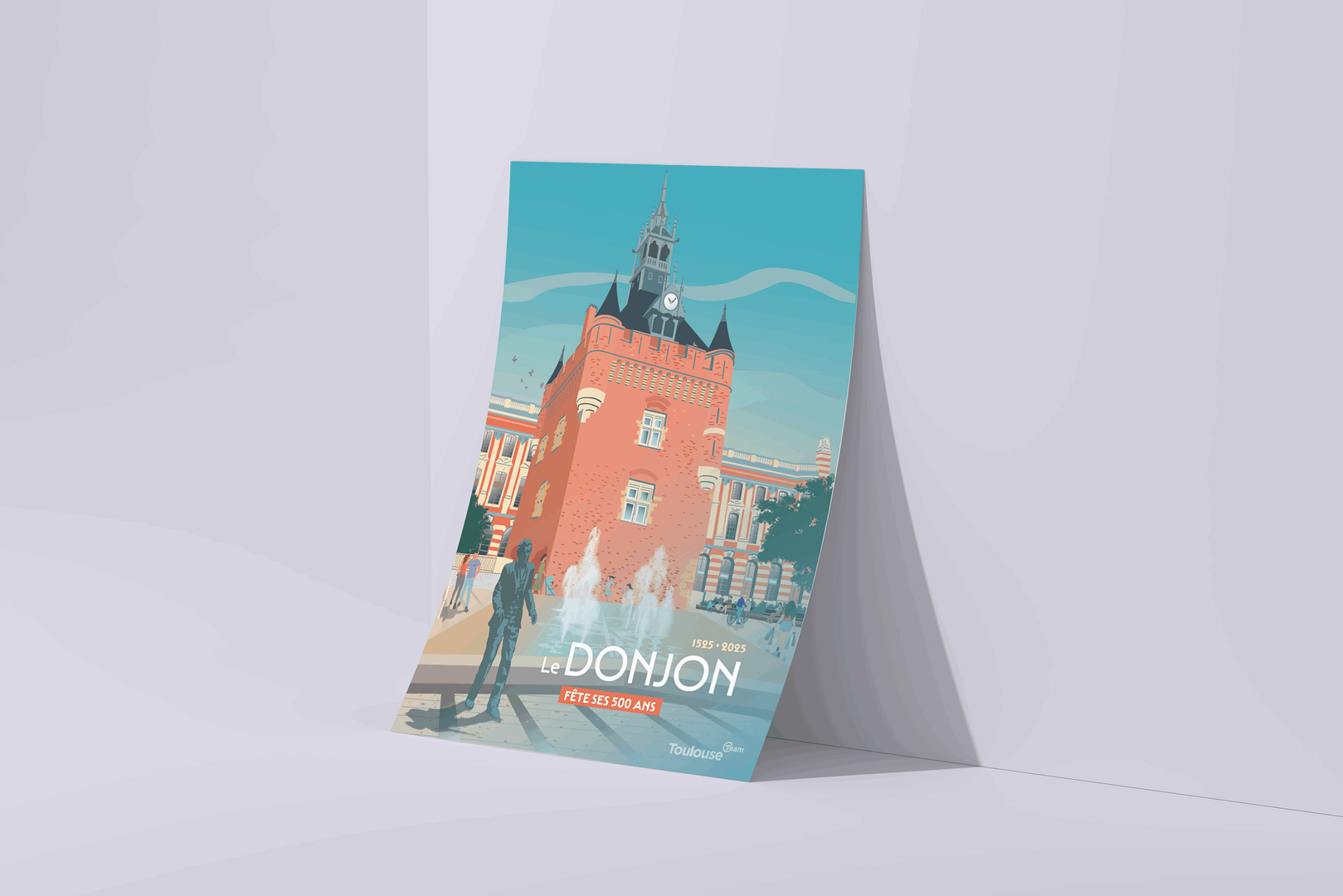 Affiche le Donjon fête ses 500 ans Toulouse Team